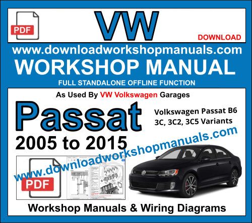 vw volkwagen passat repair workshop manual pdf